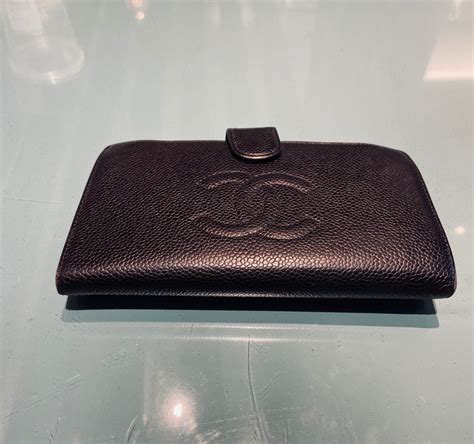 small chanel wallet vintage|pre owned chanel wallet.